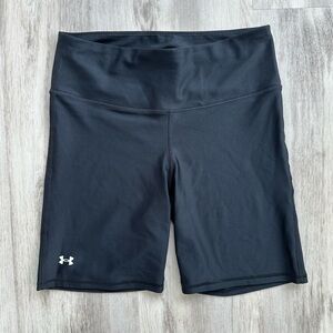 Under Armour Black Bike Shorts Performance Moisture-Wicking